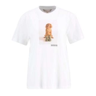 Barbour Lts0715 T Shirt Regular Dog Rabber Donna Casual Donna