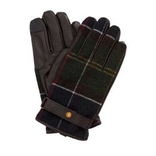 Barbour Mgl0051 Guanto  Ecopele Tartan Accessori Uomo