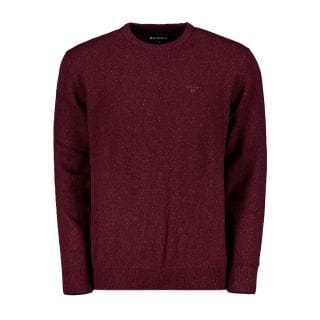 Barbour Mkn0844 Maglione Girocollo In Lana Marmorizzato Casual Uomo