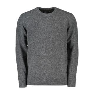 Barbour Mkn0844 Maglione Girocollo In Lana Marmorizzato Casual Uomo