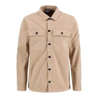 Barbour Mos0390 Giacca Overshirt In Cotone Lavato Arlo Giacconi Uomo