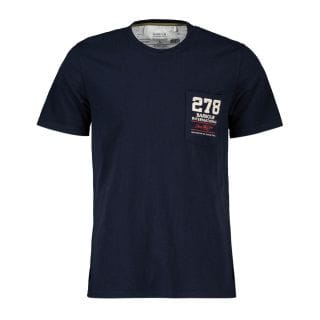 Barbour Mts0936 T-shirt Pocket Steve Mcqueen Wing Casual Uomo