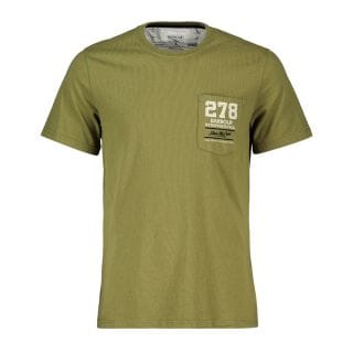 Barbour Mts0936 T-shirt Pocket Steve Mcqueen Wing Casual Uomo