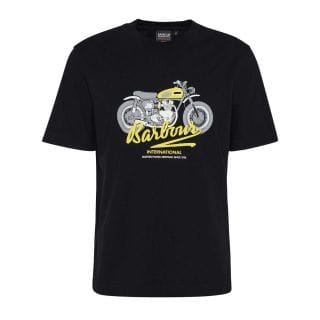 Barbour Mts1388 T Shirt Moto Barbour International Casual Uomo