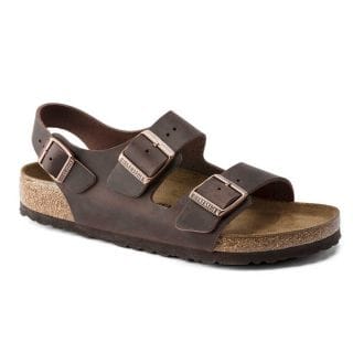 Birkenstock 034873 Milano Habana Oiled Leather Tutti Sandali Uomo