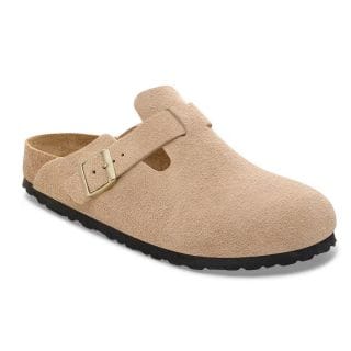 Birkenstock 1030883 Boston Suede Sandcastle Tutti Sandali Donna