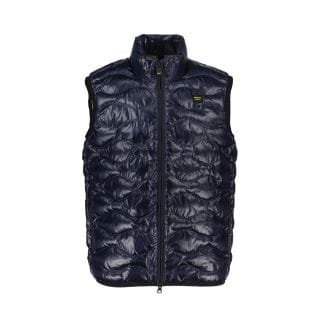 Blauer 25sblkx02418 Piumino Smanicato Ad Onde Bambino Giacconi Bambino Junior