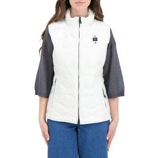 Blauer 26sbldx031667455 Piumino Smanicato Ad Onde Donna Giacconi Donna