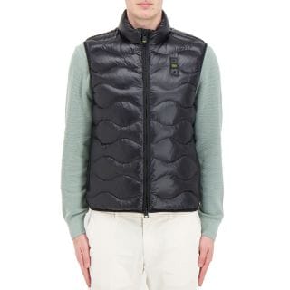 Blauer 26sblux021845958 Piumino Smanicato Ad Onde Danny Giacconi Uomo