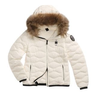 Blauer 26wbldc03034 Piumino Con Cappuccio Pelliccia Aldie Donna Giacconi Donna