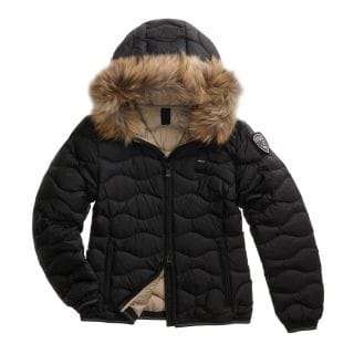 Blauer 26wbldc03034 Piumino Con Cappuccio Pelliccia Aldie Donna Giacconi Donna