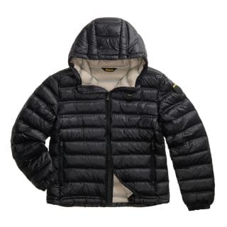 Blauer 26wbluc02218 Piumino Cappuccio Ovatta Termo Saldato Charles Giacconi Uomo