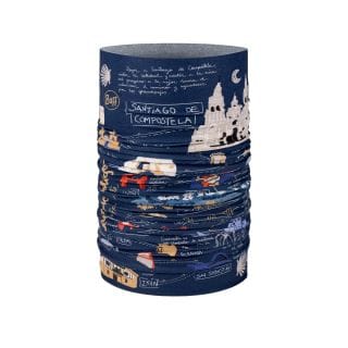 Buff 138352.787.10.00 Scaldacollo Coolnet Uv® Camino De Santiago Norte Navy Abbigliamento Montagna Uomo