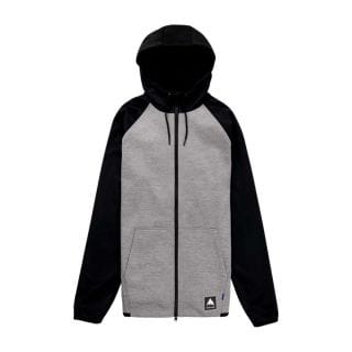 Burton 2202316 Felpa C/capp Fz Crown Weatherproff Abbigliamento Snowboard Uomo