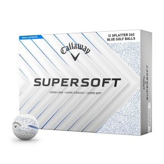 Callaway 6419362128225 Supersoft Blu Splatter Palline Golf Uomo