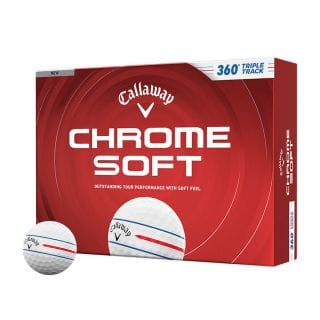 Callaway 64212631282 Chrome Soft 360 Triple Trak Palline Golf Uomo