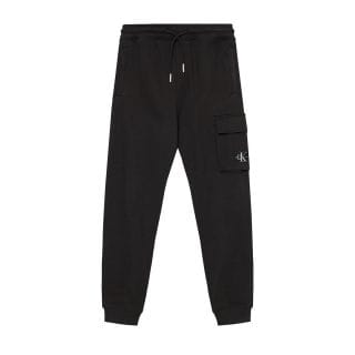Calvin Klein Ckib0ib02199t Pantaloni Badge Polsino Bambino Abbigliamento Bambino Junior
