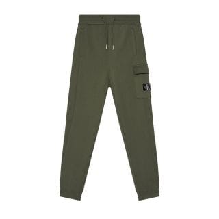 Calvin Klein Ckib0ib02199t Pantaloni Badge Polsino Bambino Abbigliamento Bambino Junior