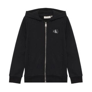 Calvin Klein Ckib0ib02213t Felpa Full Zip Con Cappuccio Bambino Abbigliamento Bambino Junior