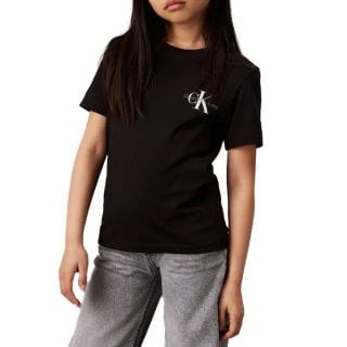 Calvin Klein Iu0iu00624 T Shirt Chest Monogram Abbigliamento Bambino Junior