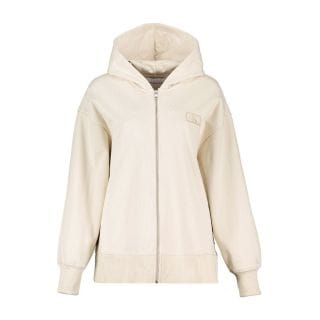 Calvin Klein J20j219756 Felpa Full Zip Con Cappuccio Over Donna Casual Donna