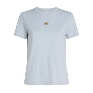 Calvin Klein J20j225243 T Shirt Woven Label Regular Donna Casual Donna