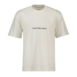 Calvin Klein J30j325492 T-shirt Logo Retro Casual Uomo