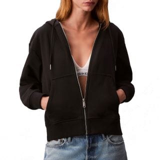 Calvin Klein Lv047b237g Felpa Full Zip Archive Logo Donna Casual Donna