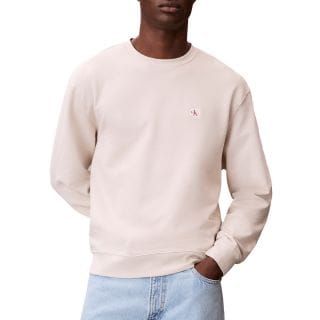 Calvin Klein Lv04rc273g Felpa Girocollo Badge Casual Uomo