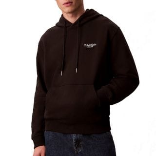 Calvin Klein Lv04rd002g Felpa Cappuccio Back Logo Casual Uomo