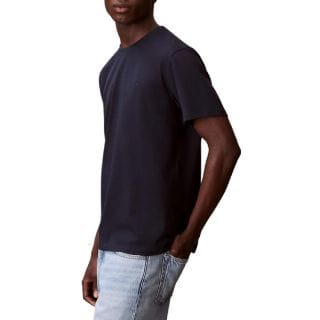 Calvin Klein Lv04rd254g T Shrt Ss Classic Monogram Casual Uomo