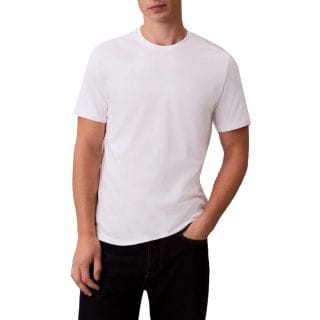 Calvin Klein Lv04rd254g T Shrt Ss Classic Monogram Casual Uomo