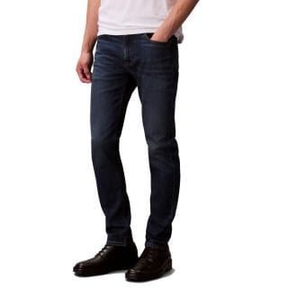 Calvin Klein Lv04rd940g Jeans Slim Taper Lung 32 Casual Uomo