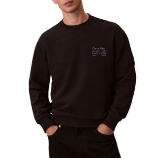 Calvin Klein Lv04re254g Felpa Girocollo Graphic Casual Uomo