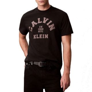Calvin Klein Lv04re810g T Shirt College Graphic Casual Uomo