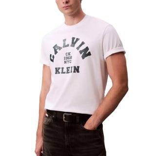 Calvin Klein Lv04re810g T Shirt College Graphic Casual Uomo