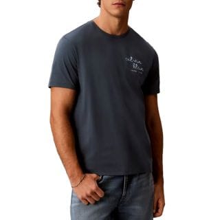 Calvin Klein Lv04rg837g T Shirt Trvl Line Casual Uomo