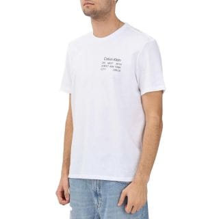 Calvin Klein Lv14re830g T Shirt Box Graphic Casual Uomo