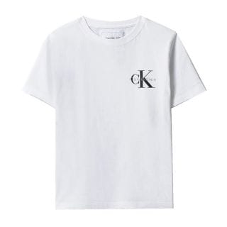Calvin Klein Lv1cksja32 T Shirt Chest Mono Logo Bambino Abbigliamento Bambino Junior