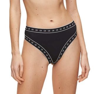 Calvin Klein Underwear Kw0kw00957 Slip High Leg Cheeky Donna Mare Donna