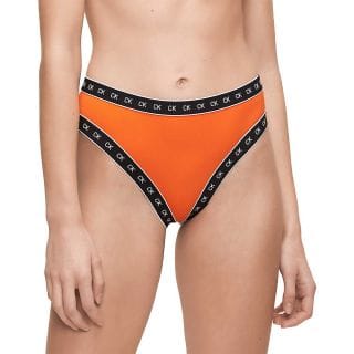 Calvin Klein Underwear Kw0kw00957 Slip High Leg Cheeky Donna Mare Donna