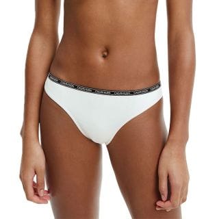 Calvin Klein Underwear Kw0kw01275 Slip Brasiliano Logo Tape Donna Mare Donna