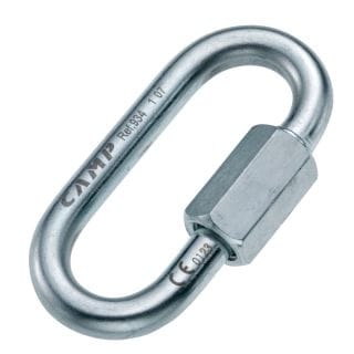 Camp 0934 Oval Quick Link 8mm Zincato Attrezzatura Montagna Uomo