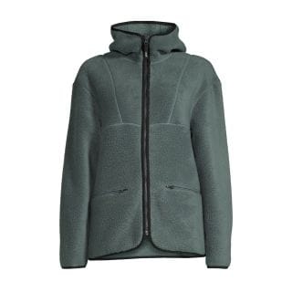 Casall 23205 Giacca Full Zip Con Cappuccio Pile Abbigliamento Training E Palestra Donna