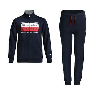 Champion 306590 Tuta Full Zip Garzata Bambino Abbigliamento Bambino Junior