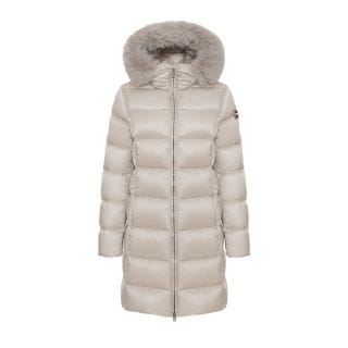 Colmar Originals Md2221e2yo Piumino Lungo Recycled Con Cappuccio E Pelliccia Donna Giacconi Donna