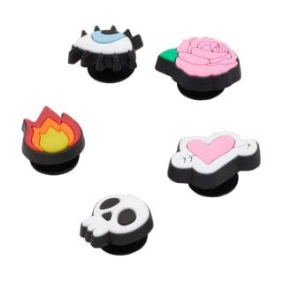 Crocs Cr.2025 Jib Hand Drawn Symbols 5 Pack Uomo