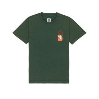 Dc Shoes Edbzt03454 T-shirt Burning Dice Bambino Abbigliamento Bambino Junior