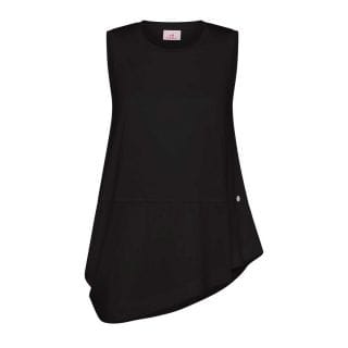 Deha D22342 Canotta Asimmetrica Con Inserti Donna Sport Style Donna