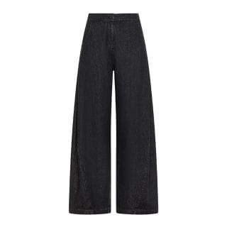 Deha D32415 Pantalone Wide In Denim Donna Casual Donna